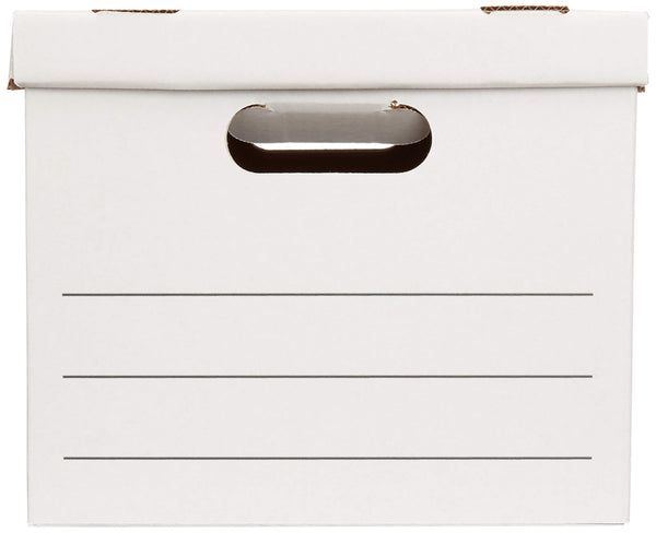 Corrugated Cardboard Filing Boxes with Lift-Off Lid