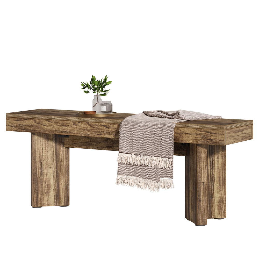 Farmhouse Entryway Bench 47"