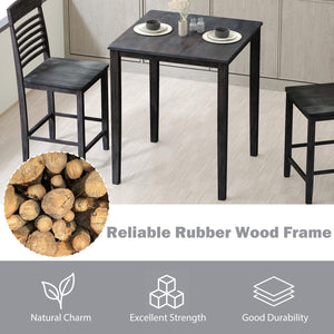 Square Counter Height Dining Table, 30"x30"x36"