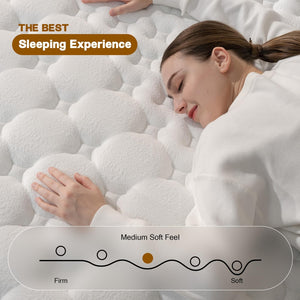 Hybrid Mattress with Memory Foam & Pocket Springs | Medium Firm