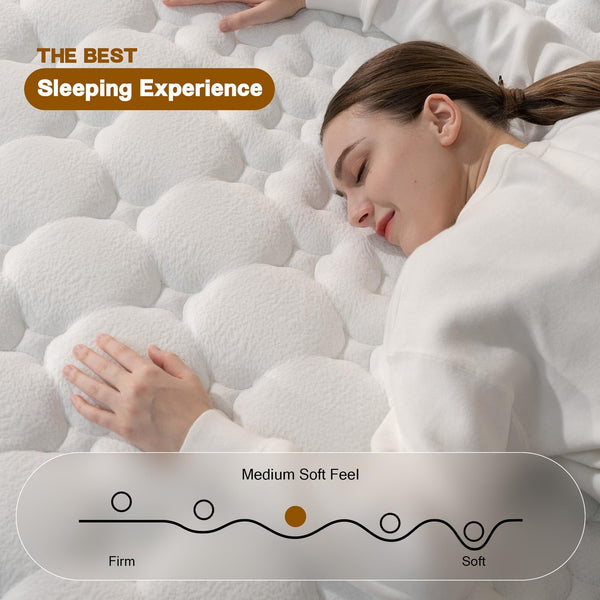 Hybrid Mattress with Memory Foam & Pocket Springs | Medium Firm