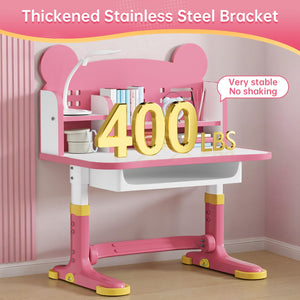 Height Adjustable Kids Desk and Chair Set