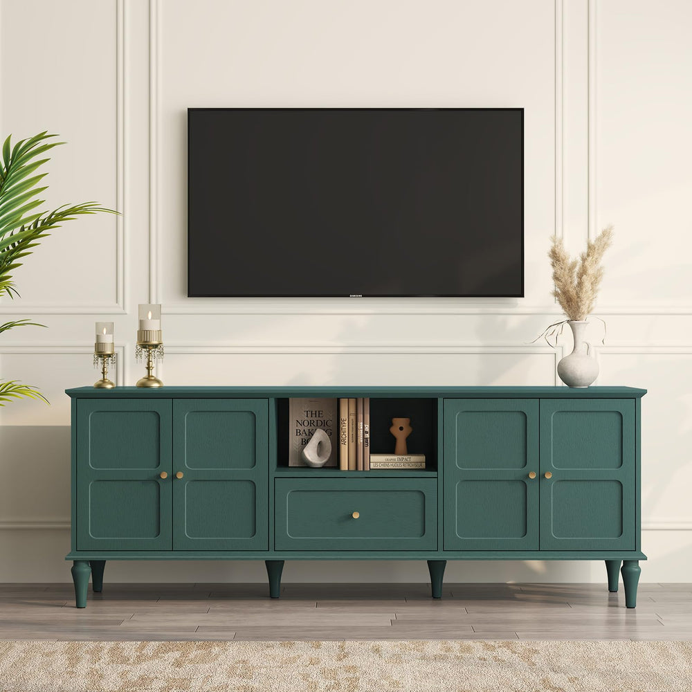 67" Mid-Century Modern TV Stand with Storage