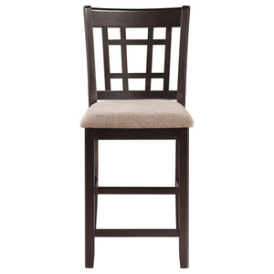 5-Piece Counter Height Dining Set with Extendable Oval Table