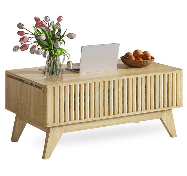 Lift Top Coffee Table with Hidden Compartment and Storage