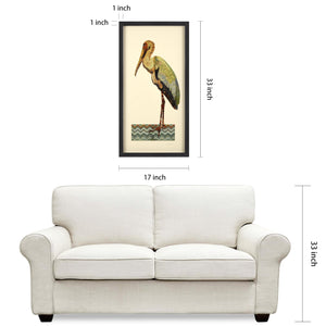 Crane 3D Paper Collage Wall Art – Framed & Ready to Hang