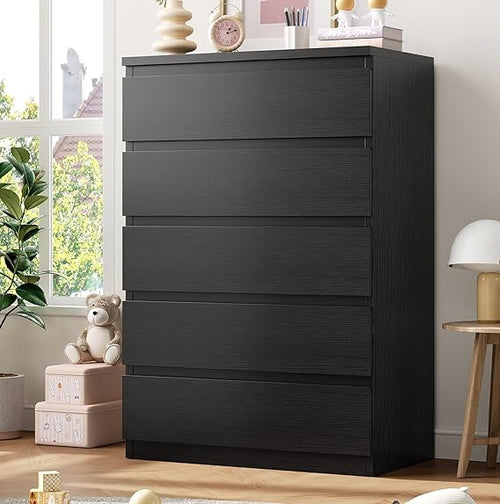 5-Drawer Dresser with Deep Drawers – Modern Bedroom Chest of Drawers