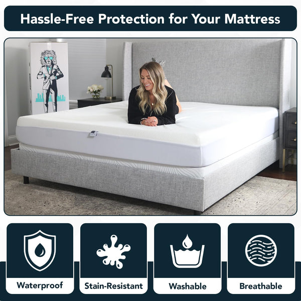 Waterproof Mattress Protector – Soft, Breathable & Stain-Resistant