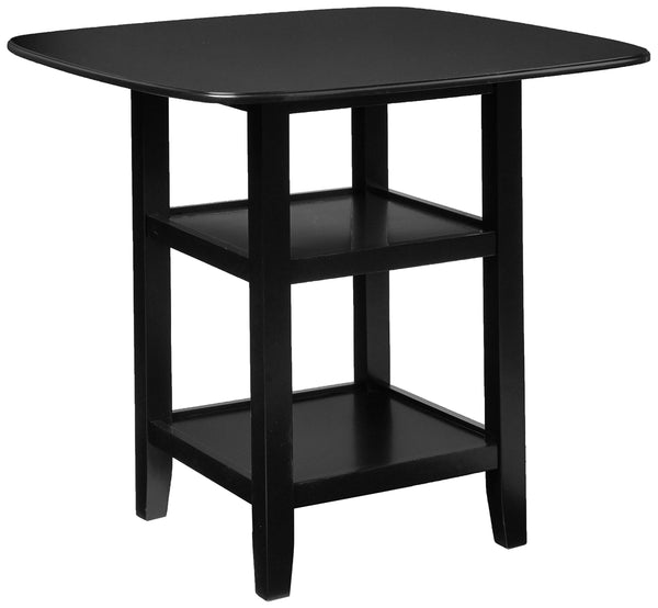 5-Piece Counter Height Dining Set with Display Shelves