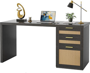 55" Modern Office Desk with Drawer