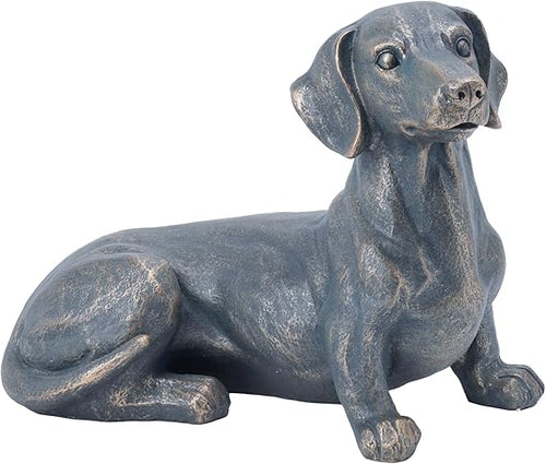 Sleeping Dog Garden Statue – Resin Outdoor Sculpture for Patio, Lawn & Yard