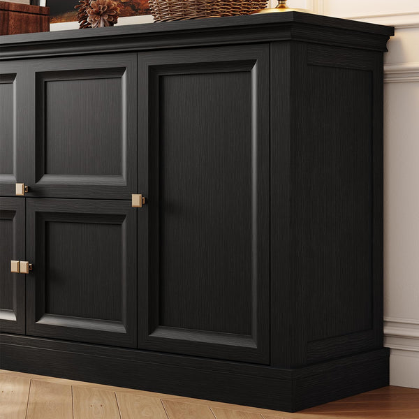 63" Farmhouse Buffet Cabinet with Storage