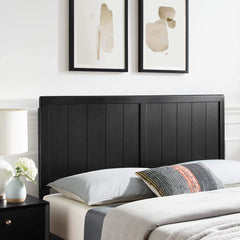 Full Wood Headboard – Black