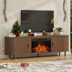 70.8" Fireplace TV Stand with 23" Electric Fireplace