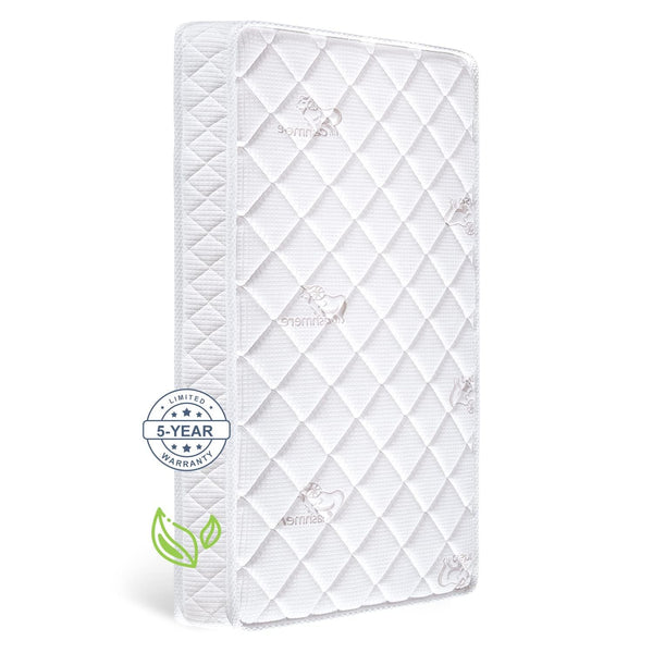 Firm Soft Crib & Toddler Mattress – 5" Thick, Hypoallergenic, Fits Standard Cribs