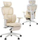 Ergonomic High Back Office Chair with Fixed Lumbar Support & Detachable Pillow