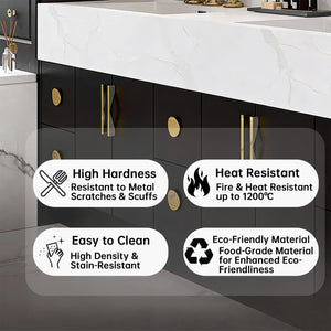 Large Double Sink Bathroom Vanity with Lighted Mirror