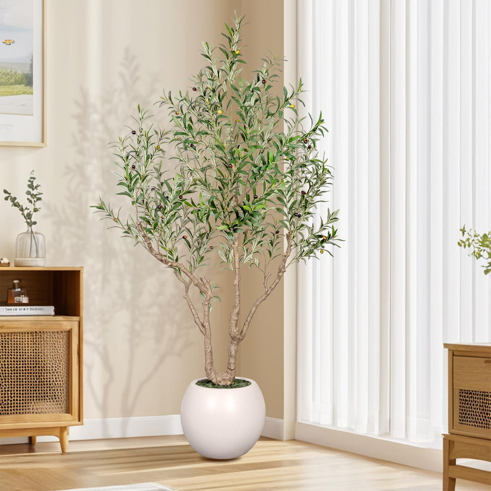 Artificial Olive Tree with Planter