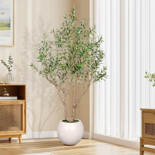 Artificial Olive Tree with Planter