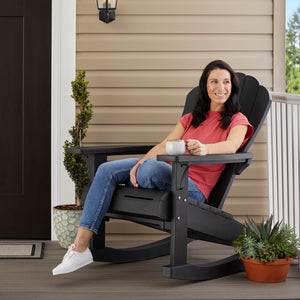 Adirondack Rocking Chair – Graphite