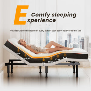 Electric Adjustable Bed Frame with Wireless Remote