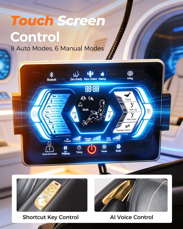 Full Body Zero Gravity Massage Recliner Chair with AI Voice Control