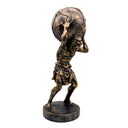 Greek Atlas Statue Bronze Resin Sculpture 16.5 Inch