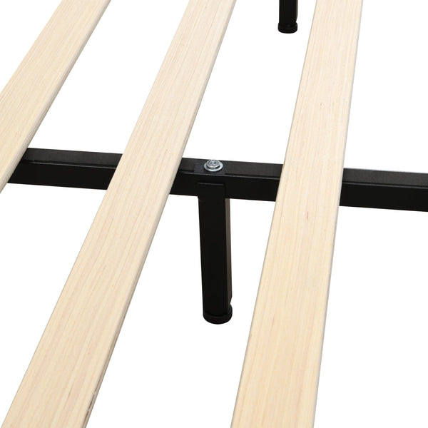 Upholstered Platform Bed Frame with Headboard