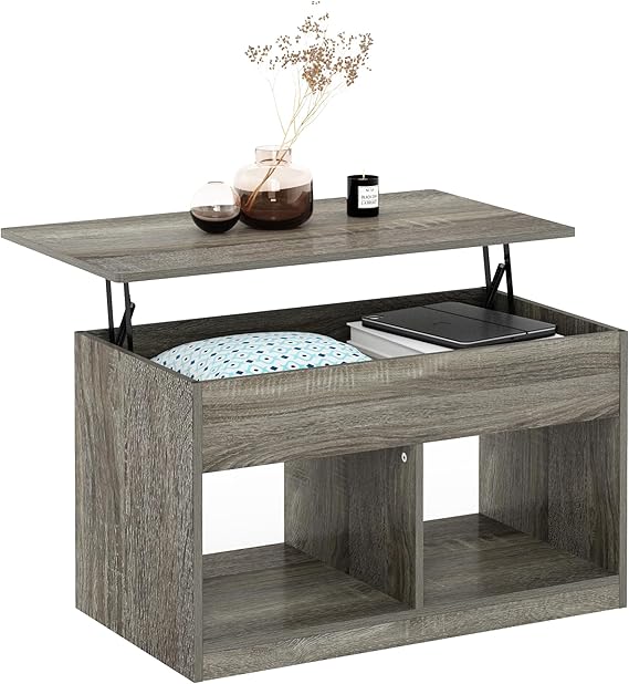 Lift Top Coffee Table with Hidden Storage