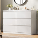 6-Drawer Double Dresser – Modern Bedroom Chest of Drawers