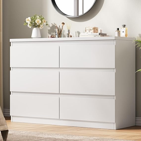 6-Drawer Dresser for Bedroom