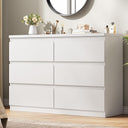 6-Drawer Dresser with Metal Rails