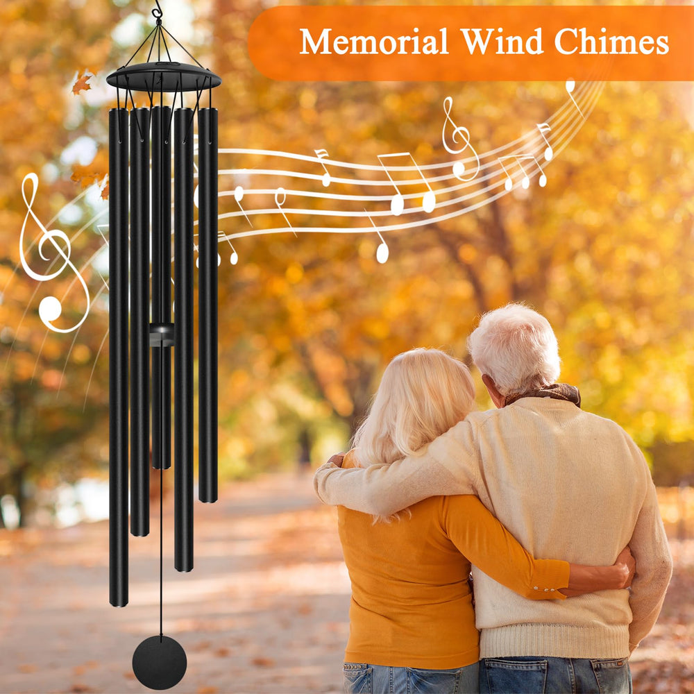 65-Inch Extra Large Outdoor Wind Chimes – Deep Tone Aluminum