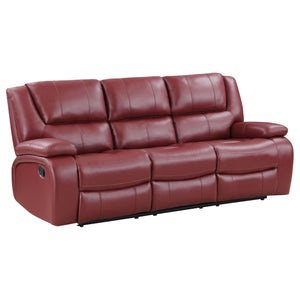 Reclining Sofa with Wall-Hugger Design & Padded Armrests