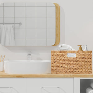 Water Hyacinth Storage Baskets with Handles – Set of 3