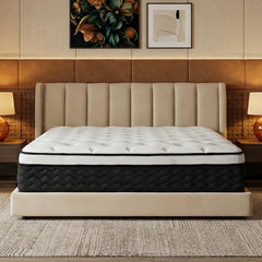 Queen Hybrid Mattress – Medium Firm Pocket Coil & Memory Foam, 12 or 14 Inch