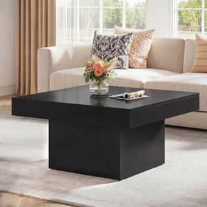 Square LED Coffee Table with Remote