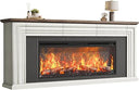70" Fireplace TV Stand with 42" Electric Fireplace & 3 Drawers
