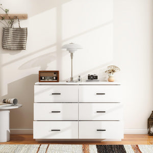 6-Drawer Horizontal Dresser Cabinet