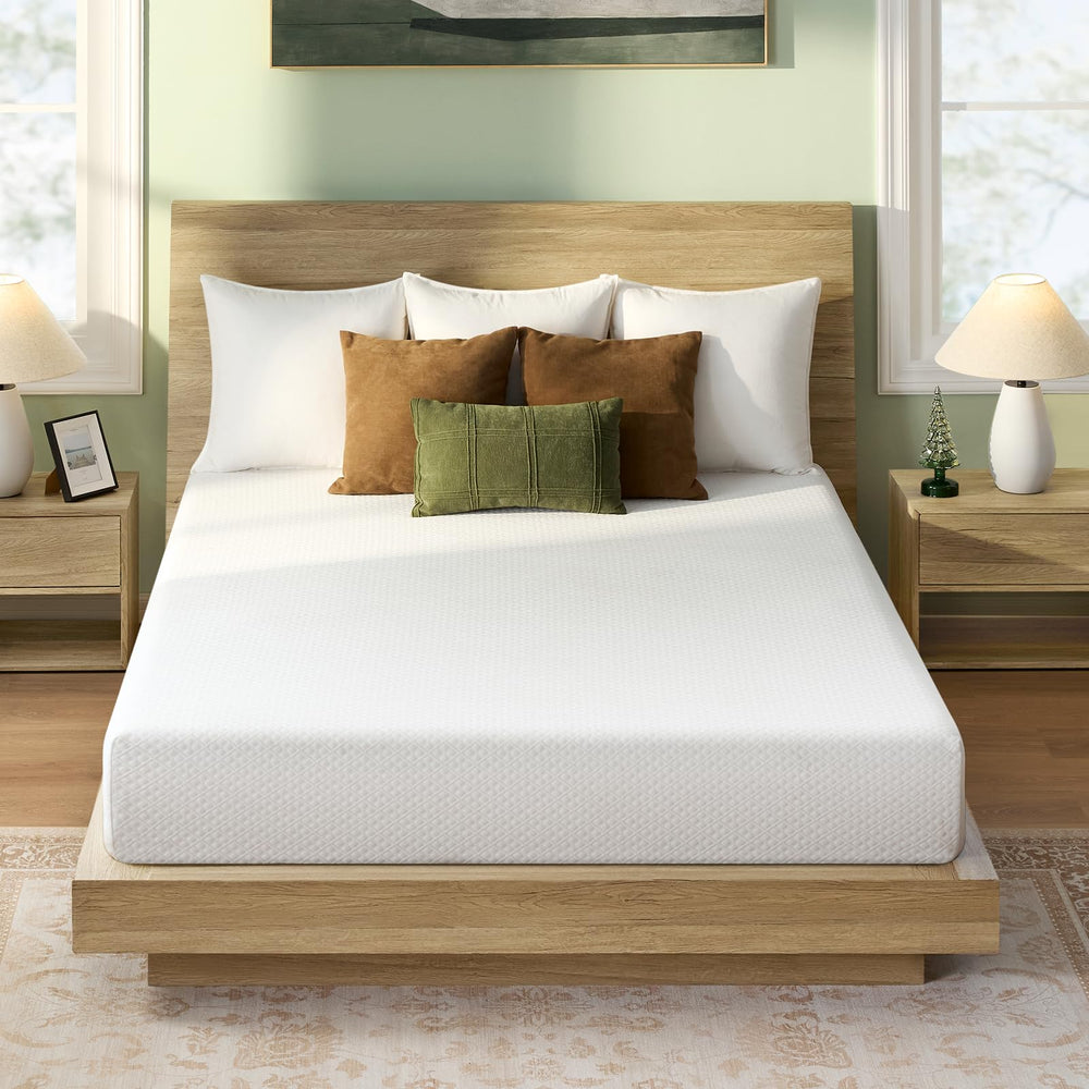 Gel Memory Foam Mattress in a Box – Fiberglass Free, CertiPUR-US Certified