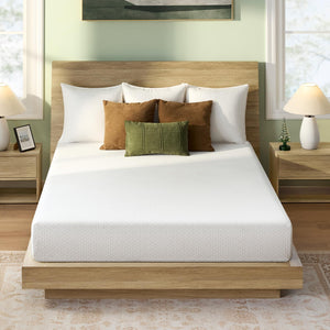 Gel Memory Foam Mattress in a Box – Fiberglass Free, CertiPUR-US Certified