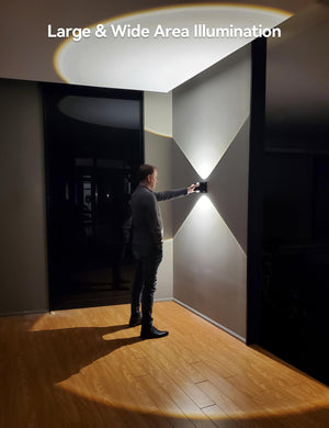 Square LED Wall Sconce – Dimmable Indoor Hardwired Up Down Light