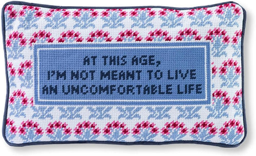 Needlepoint Decorative Throw Pillow