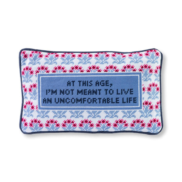Needlepoint Decorative Throw Pillow