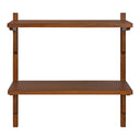 Mid-Century 2-Tier Wall Mounted Shelf