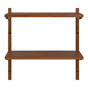 Mid-Century 2-Tier Wall Mounted Shelf