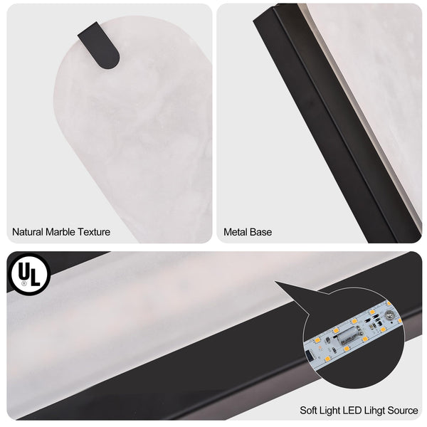 Alabaster Wall Sconces – Dimmable Natural Marble Wall Lamp