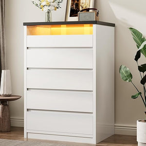 5-Drawer Dresser with LED Light