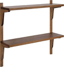 Mid-Century 2-Tier Wall Mounted Shelf