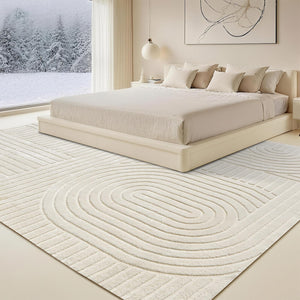 High-Low Pile Area Rug – Washable Soft Indoor Rug with Non-Slip Backing